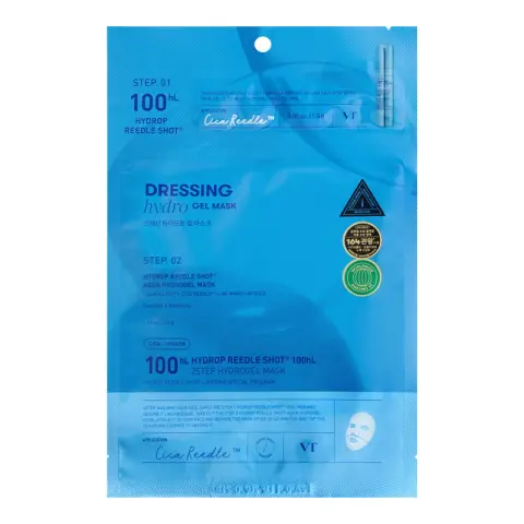 Маска гидрогелевая со спикулами HYDROP Reedle Shot 100hL 2STEP HYDROGEL, 1 шт