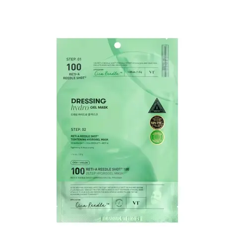 Маска гидрогелевая УКРЕПЛЯЮЩАЯ RETI-A Reedle Shot 100 2STEP HYDROGEL MASK, 34,5 гр
