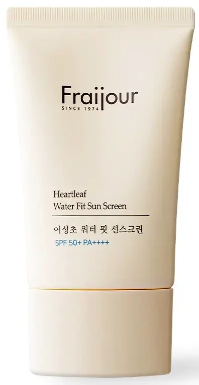 [Fraijour] Крем солнцезащитный для лица лёгкий с SPF 50+ PA++++ Heartleaf Water Fit Sun Screen,50 мл