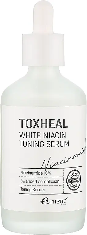 Сыворотка для лица ОСВЕТЛЯЮЩАЯ TOXHEAL WHITE NIACIN TONING SERUM, 100 мл