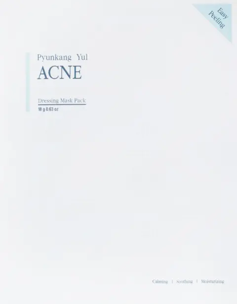Маска тканевая для борьбы с акне Acne Dressing Mask Pack 1шт (4 пластинк