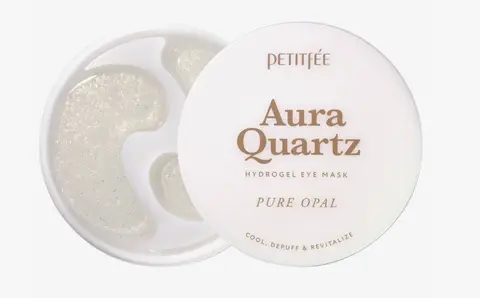 [PETITFEE] Гидрогелевые патчи для глаз охлаждающие против морщин и отеков Petitfee Aura Quartz Hydro