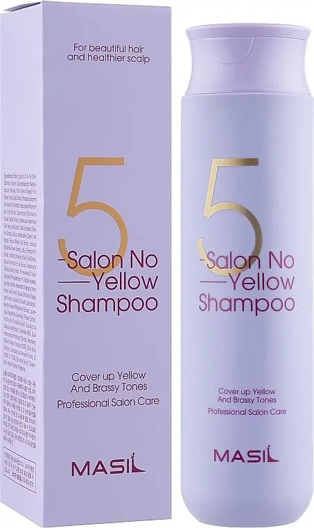 MASIL Шампунь для волос ПРОТИВ ЖЕЛТИЗНЫ 5 Salon No Yellow Shampoo, 300 мл