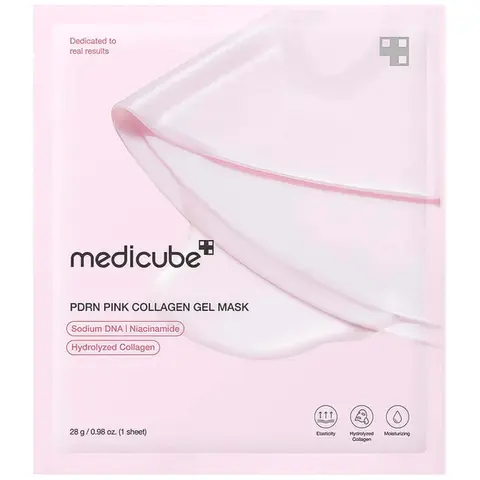 Маска гидрогелевая УКРЕПЛЯЮЩАЯ с ПДРН и коллагеном PDRN Pink Collagen Gel Mask, 28 гр