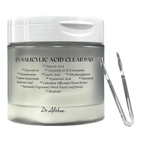 Пэды-тонер для проблемной кожи лица с 2% BHA 2% Salicylic Acid Clear Pad, 60шт
