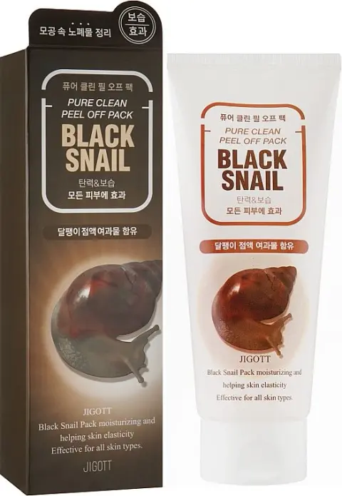 Пилинг-маска для лица МУЦИН УЛИТКИ BLACK SNAIL Pure Clean Peel Off Pack, 180 мл