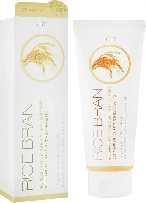 Гель-пилинг для лица ЭКСТРАКТ РИСА Premium Facial RICE BRAN Peeling Gel, 180 мл