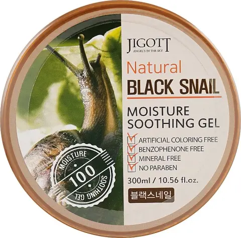 Универсальный гель для кожи УЛИТКА Natural BLACK SNAIL Moisture Soothing Gel, 300 мл
