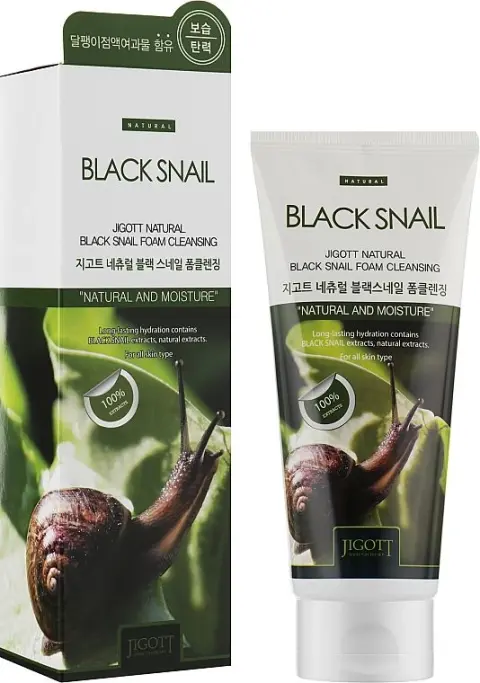 Пенка для умывания МУЦИН УЛИТКИ Natural BLACK SNAIL Foam Cleansing, 180 мл
