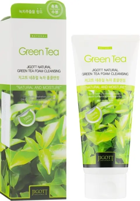 Пенка для умывания ЗЕЛЕНЫЙ ЧАЙ Natural GREEN TEA Foam Cleansing, 180 мл