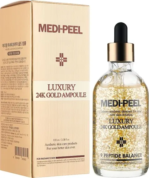 Сыворотка для лица с золотом для эластичности кожи Luxury 24K Gold Ampoule, 100 мл