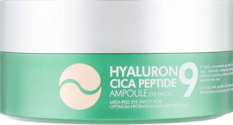 Патчи гидрогелевые УСПОКАИВАЮЩИЕ Hyaluronic Cica Peptide 9 Ampoule Eye Patch, 60 шт
