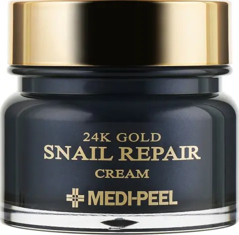 Крем для лица с золотом и муцином улитки 24k Gold Snail Repair Cream, 50 мл