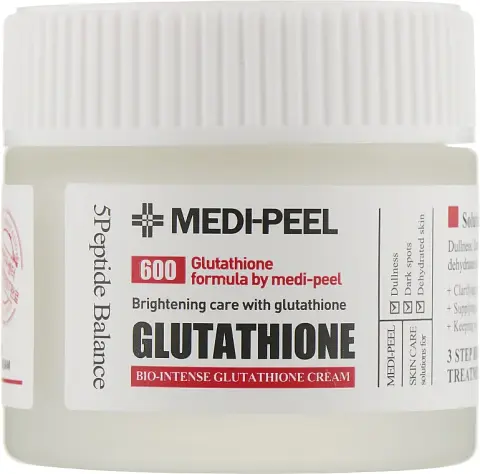 Крем для лица ОСВЕТЛЯЮЩИЙ с глутатионом Bio Intense Glutathione White Cream, 50 гр