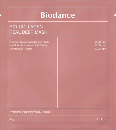 Маска гидрогелевая ночная с коллагеном Biodance Bio-Collagen Real Deep Mask, 34 гр