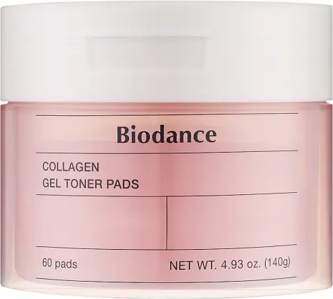 Пэды-тонер для лица УВЛАЖНЯЮЩИЕ с коллагеном Collagen Gel Toner Pads 60 шт, 140 гр