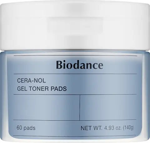 Пэды-тонер для лица ВОССТАНАВЛИВАЮЩИЕ Cera-nol Gel Toner Pads 60шт, 140 г