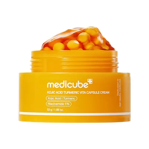 Крем для лица КАПСУЛЬНЫЙ для сияния кожи Kojic Acid Turmeric Vita Capsule Cream, 53 гр