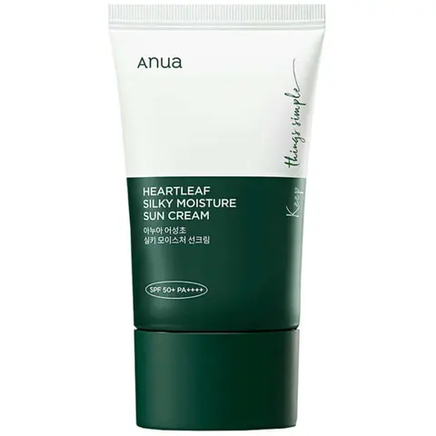 Крем солнцезащитный УСПОКАИВАЮЩИЙ Heartleaf Silky Moisture Sun Cream SPF50+PA++, 50 мл