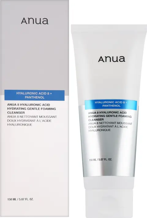 Пенка с гиалуроновой кислотой 8 Hyaluronic Acid Hydrating Gentle Foaming Cleanser, 150 мл