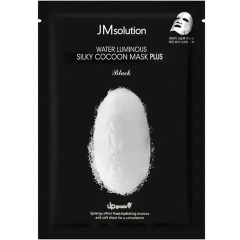 Маска тканевая с протеинами шелка Water Luminous Silky Cocoon Mask Plus Black, 35 мл
