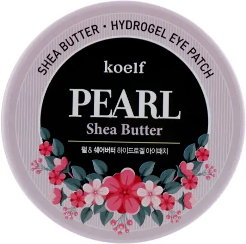 [KOELF] Гидрогелевые патчи для глаз ЖЕМЧУГ/МАСЛО ШИ Shea Butter Hydrogel Eye Patch, 60 шт
