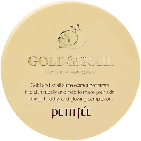 [PETITFEE] Гидрогелевые патчи для глаз ЗОЛОТО/УЛИТКА Gold/Snail Hydrogel Eye Patch, 60 шт