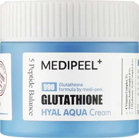 Крем для лица увлажняющий осветляющий Glutathione Hyal Aqua Cream, 50 мл