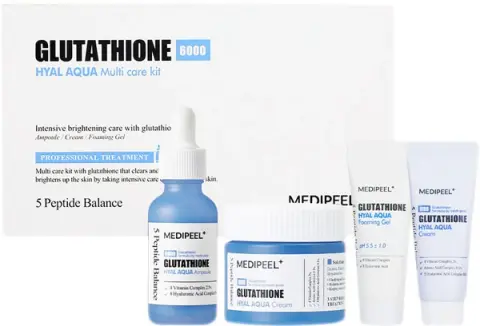 Набор средств для лица Glutathione Hyal Aqua Multi Care Kit