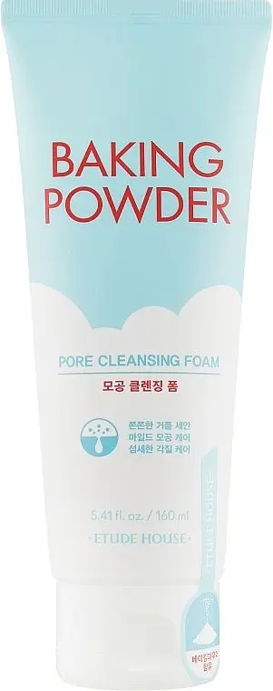 [ETUDE] Пенка для лица глубоко очищающая Baking Powder Pore Cleansing Foam 160ml