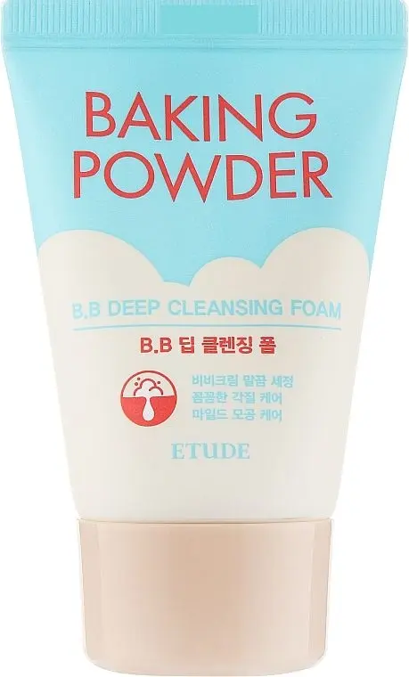 [ETUDE] Пенка для глубокого очищения и снятия макияжа Baking Powder BB Cleansing Foam, 30ml